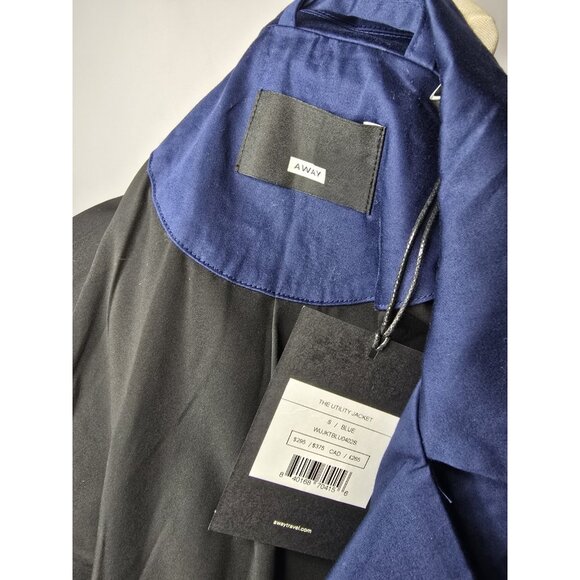 Away The Utility Jacket Size SMALL Navy Blue NWT Travel Jacket- $375 RETAIL - Picture 7 of 14